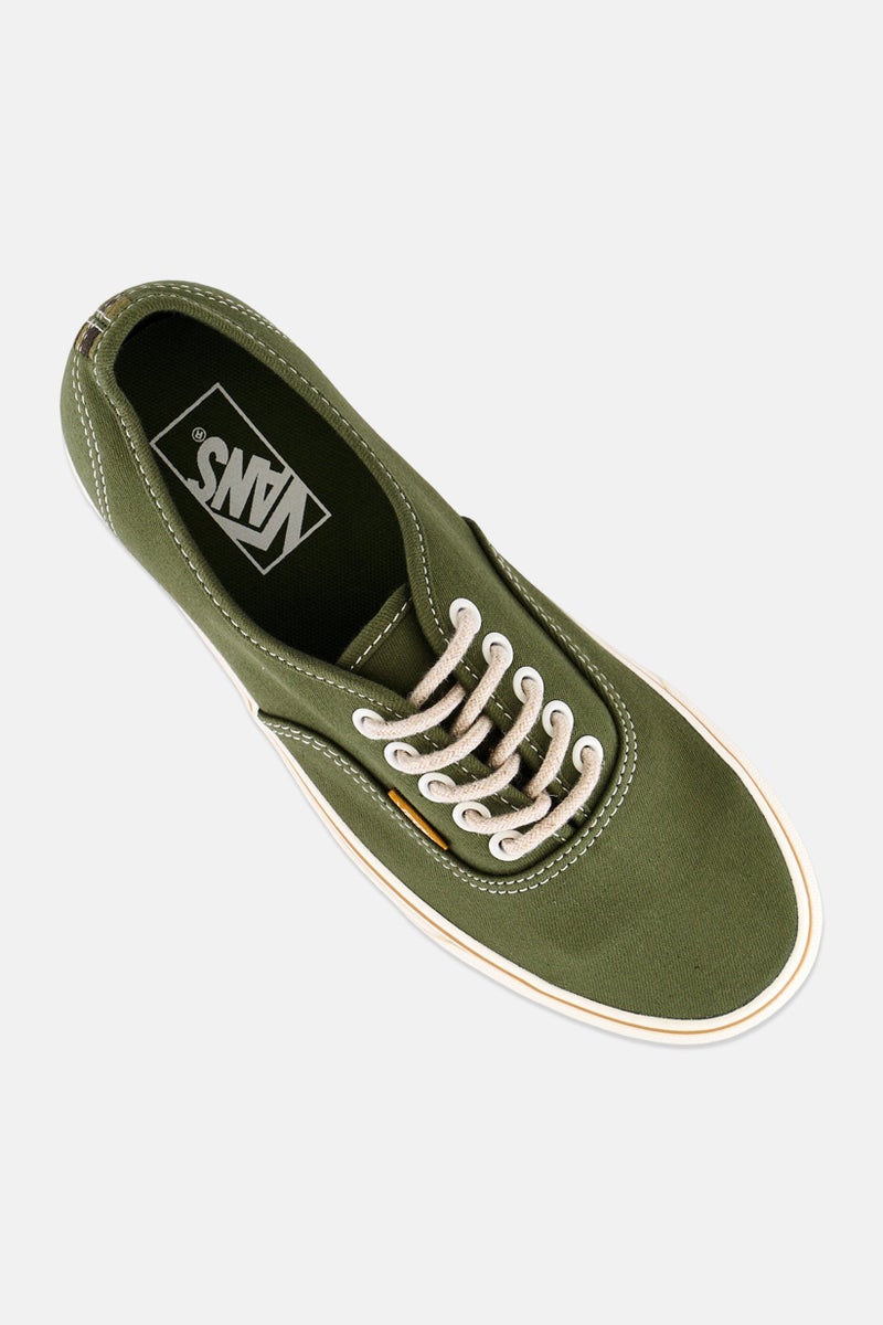 VANS Men Authentic Lace Up Skateboard Shoes, Olive - Image 2
