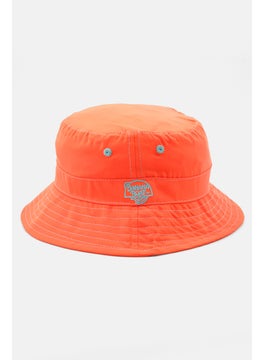 BANANA BOAT Kids Unisex Embroidered Bucket Hat, Orange  - Image 1