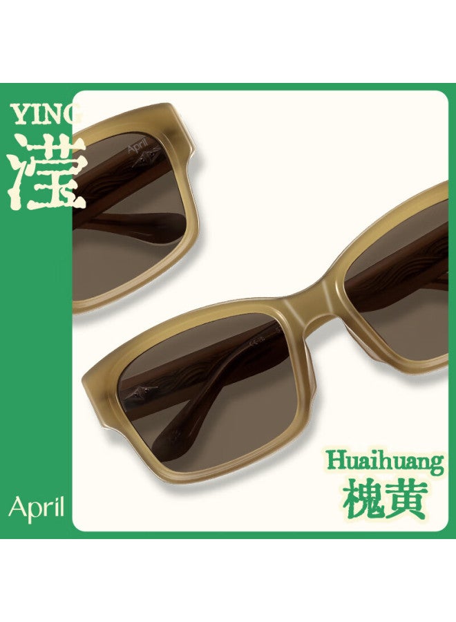 Aprilss Spring Lang Series Handmade Vintage Large Square Trendy Acetate Eyegl For Men And Women, Uv Protection Sungl - Sheng - Image 3
