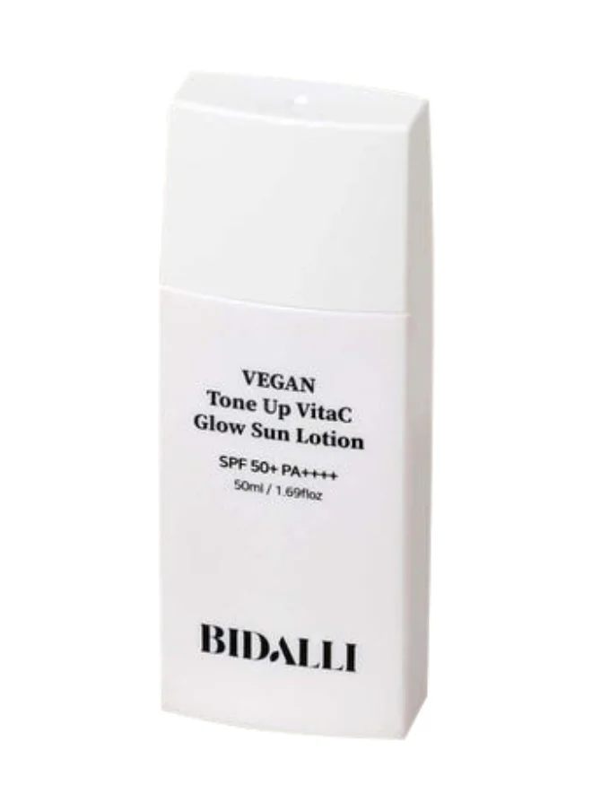 Bidalli Vegan Tone Up Vita-C Glow Sun Lotion