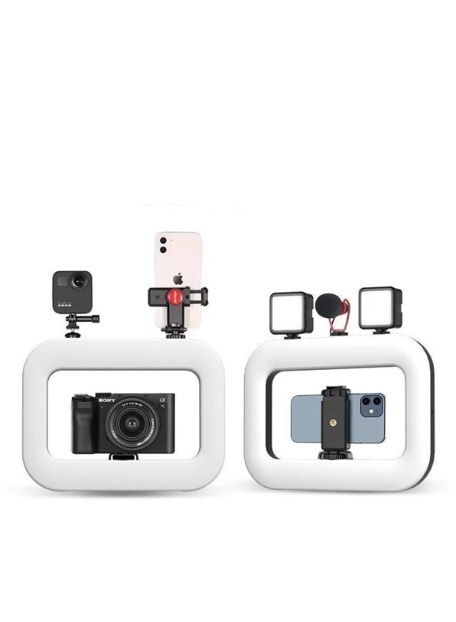 LED Video Light Kit,2500K-8500K 20W Photography Studio Light with Phone Holder and Tripod for Video Recording, Game Streaming - Image 2