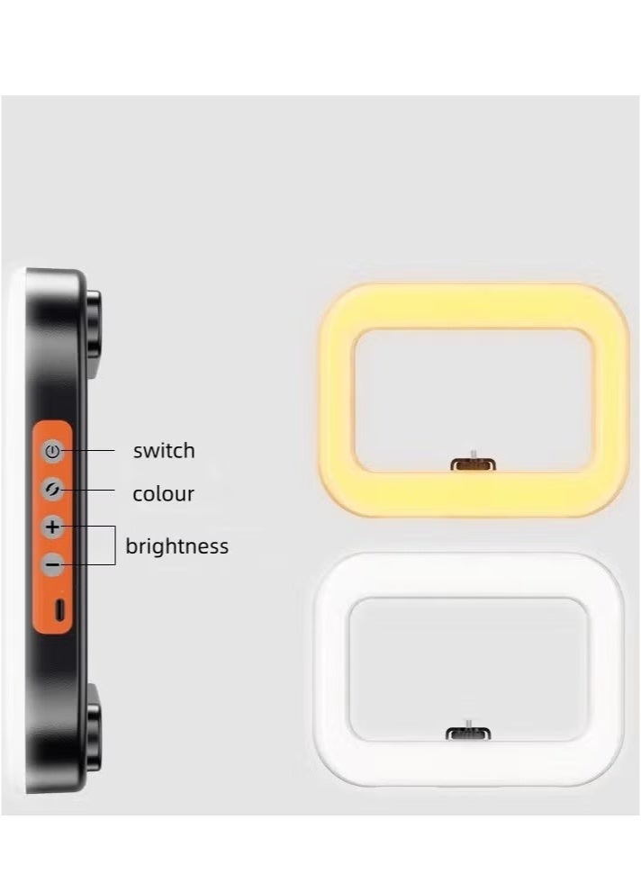 LED Video Light Kit,2500K-8500K 20W Photography Studio Light with Phone Holder and Tripod for Video Recording, Game Streaming - Image 3