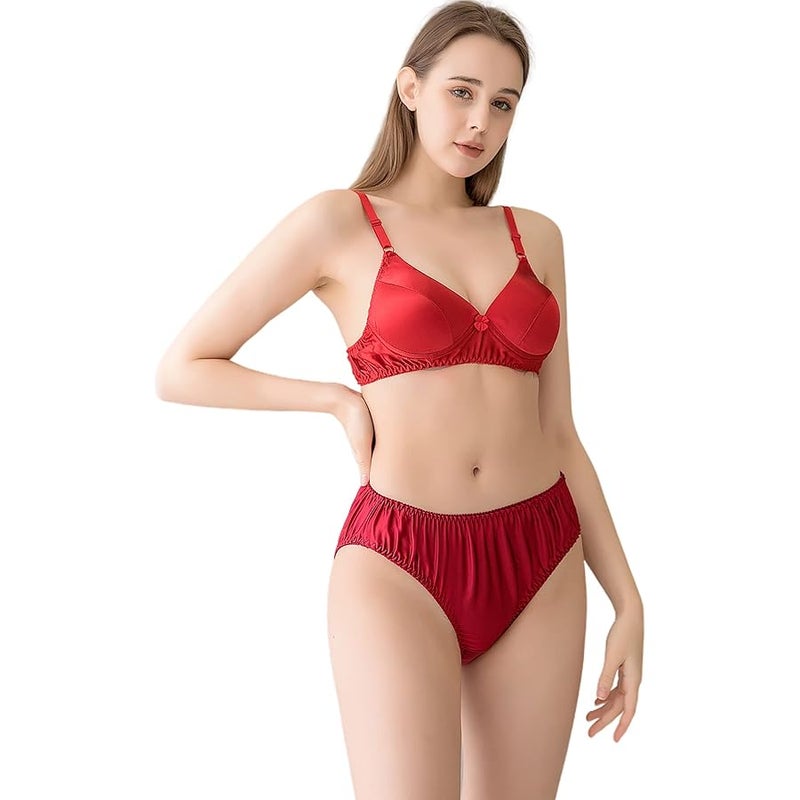 ROSEWARD 100% Mulberry Silk Panties for Women 22 Momme Pure Silk Underwear Bikini Panties Real Organic Silk Brief Undies - Image 3