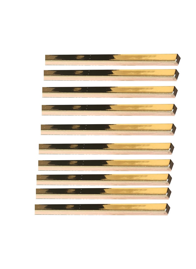 INDICENZO Ceramic Decorative Gold Wall Border Set of 20 PC Silver  - Image 1
