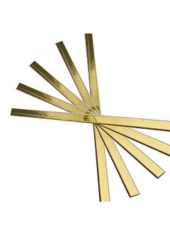 INDICENZO Ceramic Decorative Gold Wall Border Set of 20 PC Silver  - Image 2