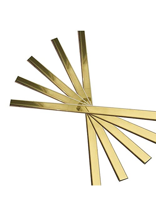 INDICENZO Ceramic Decorative Gold Wall Border Set of 20 PC Silver  - Image 2