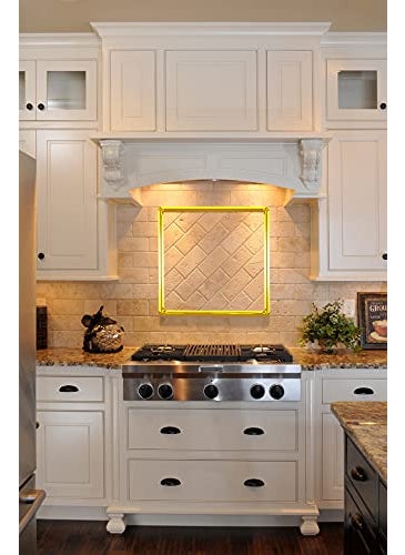 INDICENZO Ceramic Decorative Gold Wall Border Set of 20 PC Silver  - Image 4