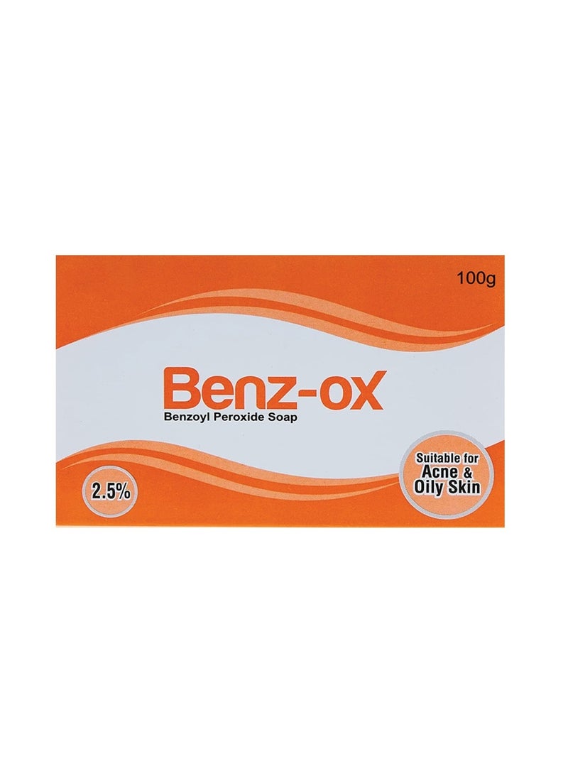 BENZ - Benzoyl Peroxide Soap For Acne Treatment & Oily Skin 100 g - Image 1