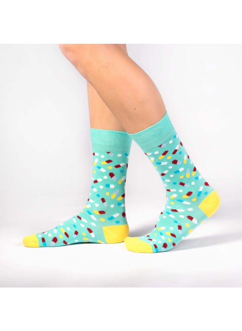 Pills Patterned Socks