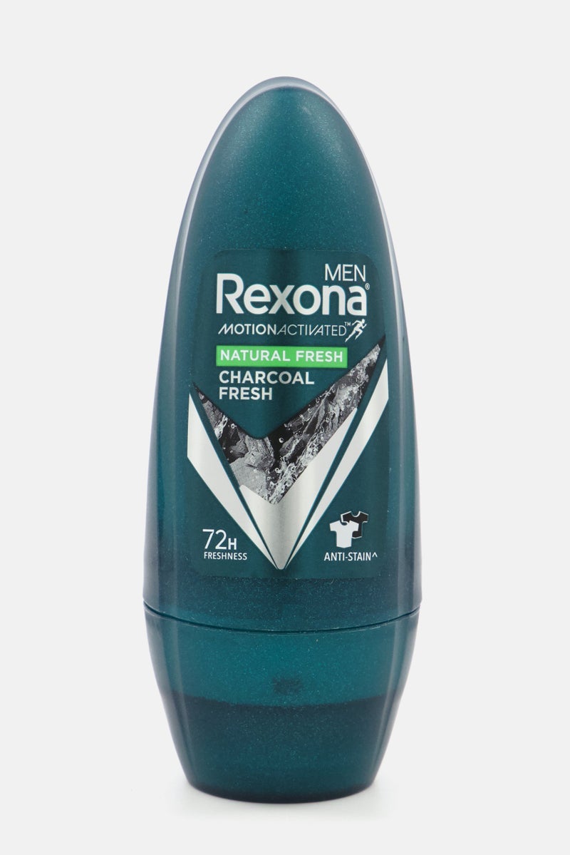 Rexona Men Natural Fresh Roll On Deodorant 45 ml, Dark Green - Image 1