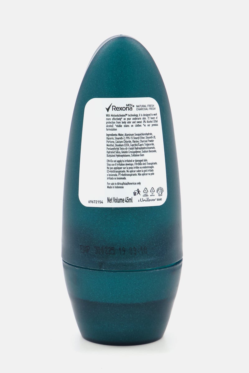 Rexona Men Natural Fresh Roll On Deodorant 45 ml, Dark Green - Image 2