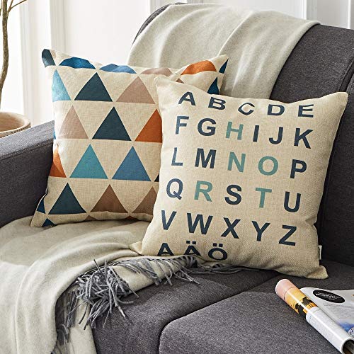 AEROHAVEN Set of 5 Designer Decorative Throw Pillow/Cushion Covers - CC123 - (18 inch x 18 inch) - Image 4