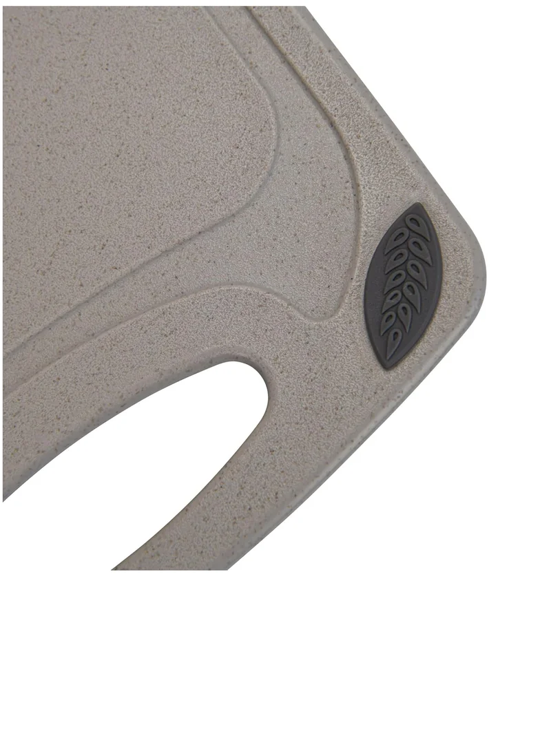 Fissman 40 Cutting Board 40cm, Food-Grade Ultra Thin And Lightweight Plastic Cutting Board with Juice Groove 0.6cm Thickness, Non-Slip Bottom with Hanging Loop  | Best Price UAE