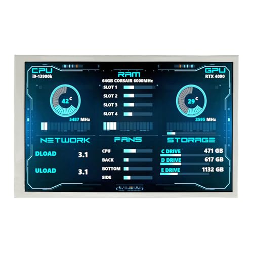 VSDISPLAY 7 Inch IPS 1280x800 White LCD Monitor Small Screen as Secondary Display for Laptop Computer PC Case - Image 3