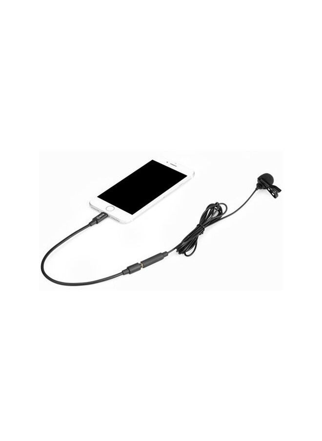 BOYA - BOYA BY-M2 Digital Omnidirectional Lavalier Microphone with Detachable Lightning Cable (iOS) with 2 years warranty - official distributor - Image 1