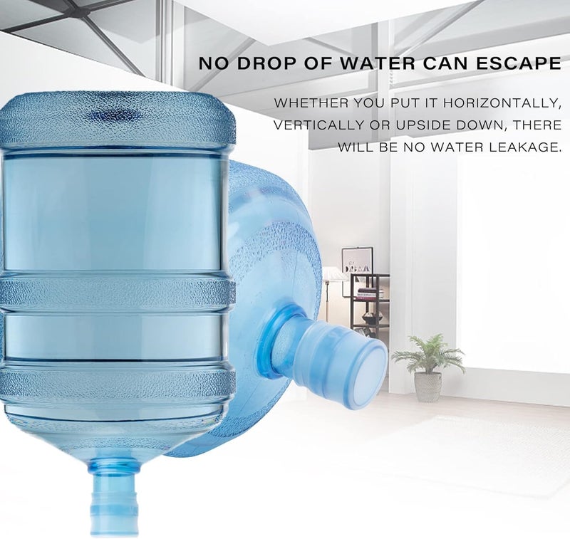 OHOH 2 Pack Original 5 Gallons Water Jug Cap, Fits 48mm|53mm|55mm Screw Tops|Threaded Tops, Reusable Universal Silicone Water Bottle Caps Non-Spill Top Lid Cover with Storage Box - Image 5