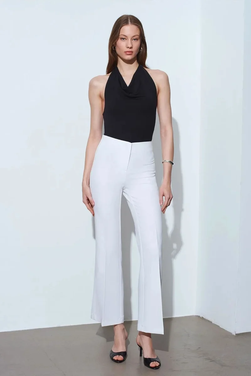 DILVIN Women's High-Waist Flare Pants