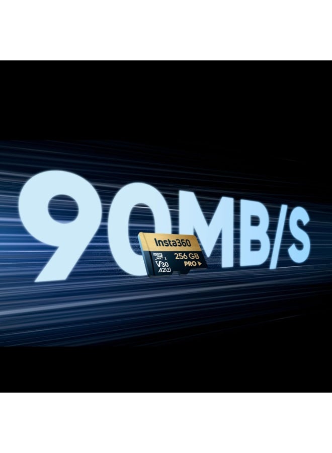 Insta360 256GB UHS-III V30 A2 MicroSD Memory Card - Image 4