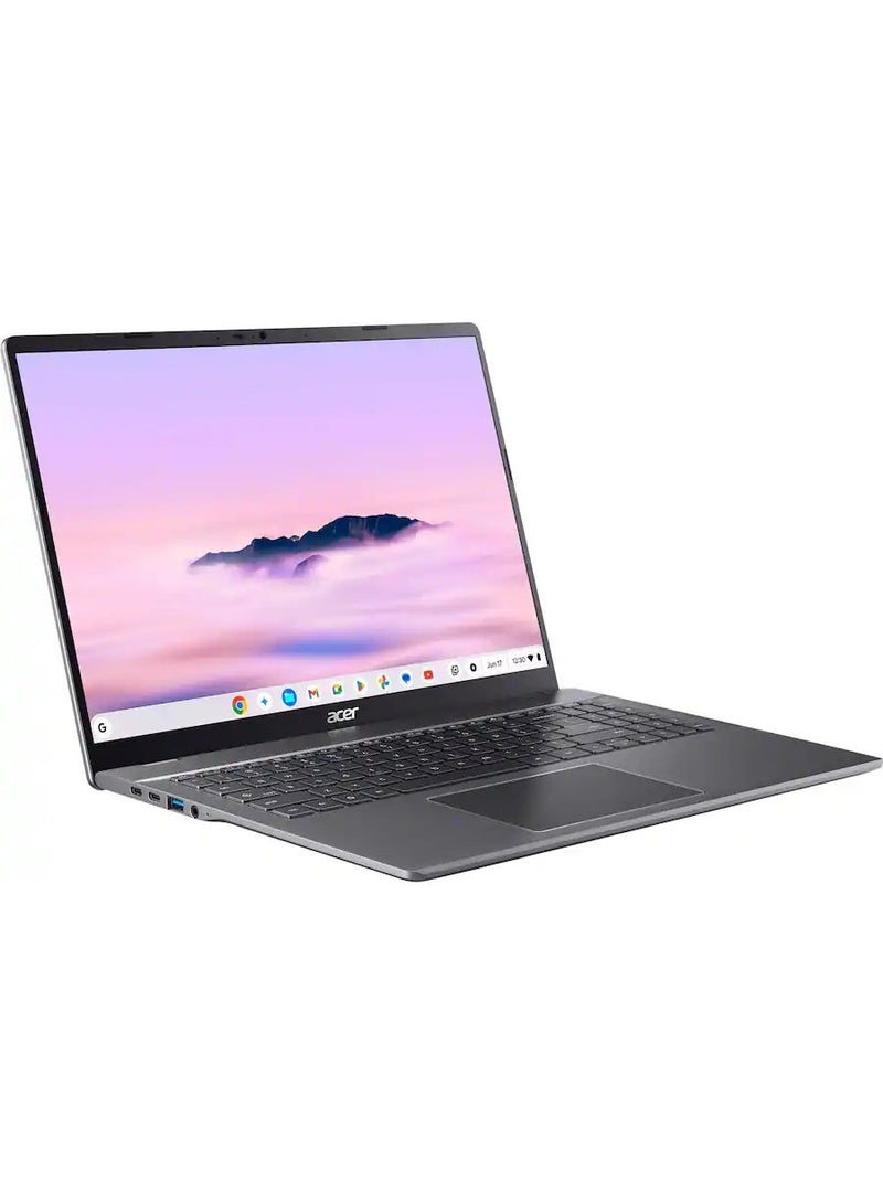 أيسر Chromebook Plus 516 Laptop – 16" WUXGA Display - Intel i3-1315U – 8GB LPDDR5 – 128GB Storage– Wi-Fi 6E - Google AI - Steel Gray English Steel Gray - Image 4