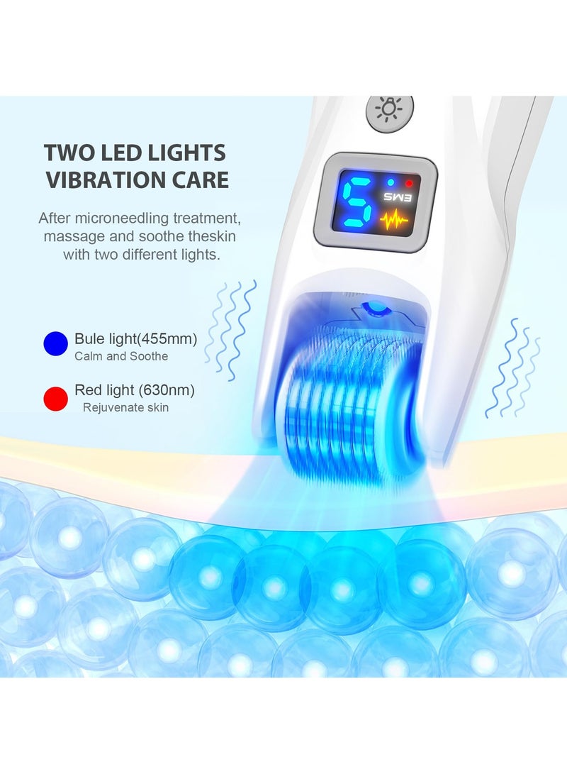 Generic Microneedle Roller G5 Upgrade Light Therapy Mode Hair and Face Growth Derma Roller, 0.25mm 540 Titanium Microneedle, Skin Care Tools for Men and Women  - Image 5