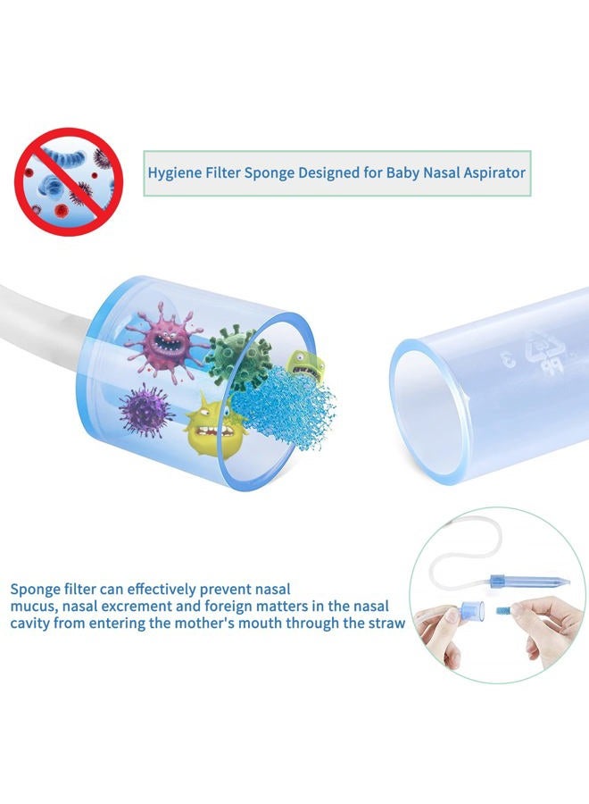 POPYJAN Nasal Aspirator Hygiene Filters 200PCS, Replacement for NoseFrida Nasal Aspirator Filters Safe Environmental, BPA, Phthalate & Latex-Free (200 Count +Tweezer) - Image 2