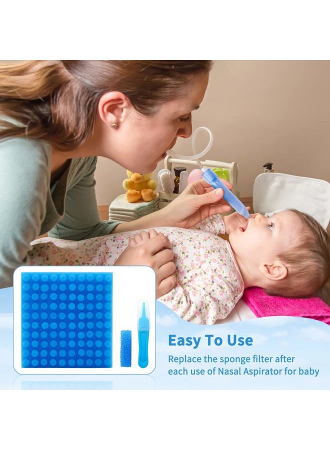 POPYJAN Nasal Aspirator Hygiene Filters 200PCS, Replacement for NoseFrida Nasal Aspirator Filters Safe Environmental, BPA, Phthalate & Latex-Free (200 Count +Tweezer) - Image 4