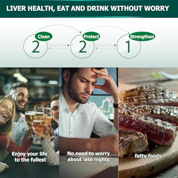 ESTHELIV Liver Cleanse Detox & Repair PQQ + Inositol Formula, Updated V2.0 (Non Milk Thistle Supplement and Artichoke Extract), for Liver Health and Liver Detox, Liver and Vesicle Cleanser - Image 5