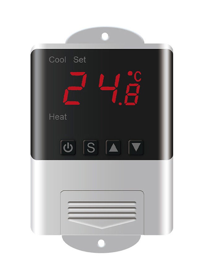 نيبمينينت جهاز استشعار رقمي ذكي طراز DTC1200 متحكم في درجة الحرارة مع شاشة LED أبيض  - Image 1