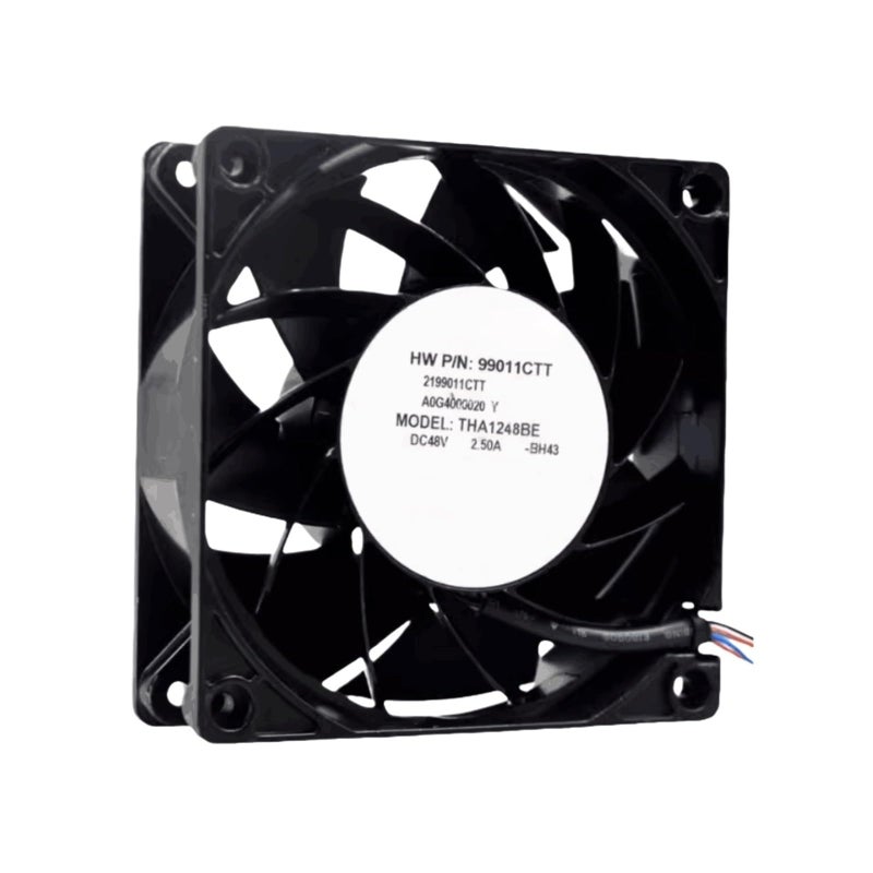 48V 120mm Aluminum Frame Cooling Fan 2 50A 12038 High Speed - Image 2