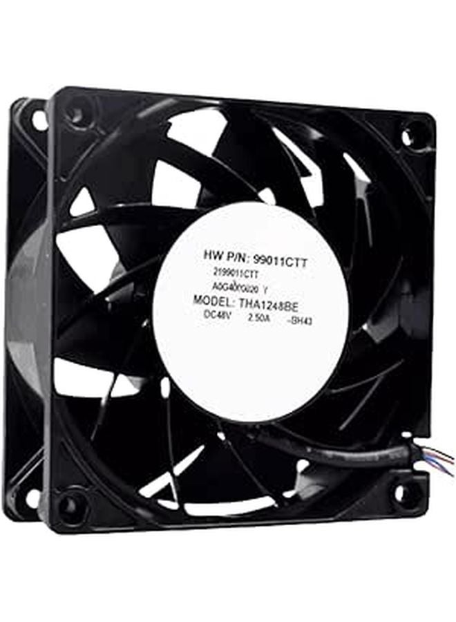 48V 120mm Aluminum Frame Cooling Fan 2 50A 12038 High Speed - Image 1