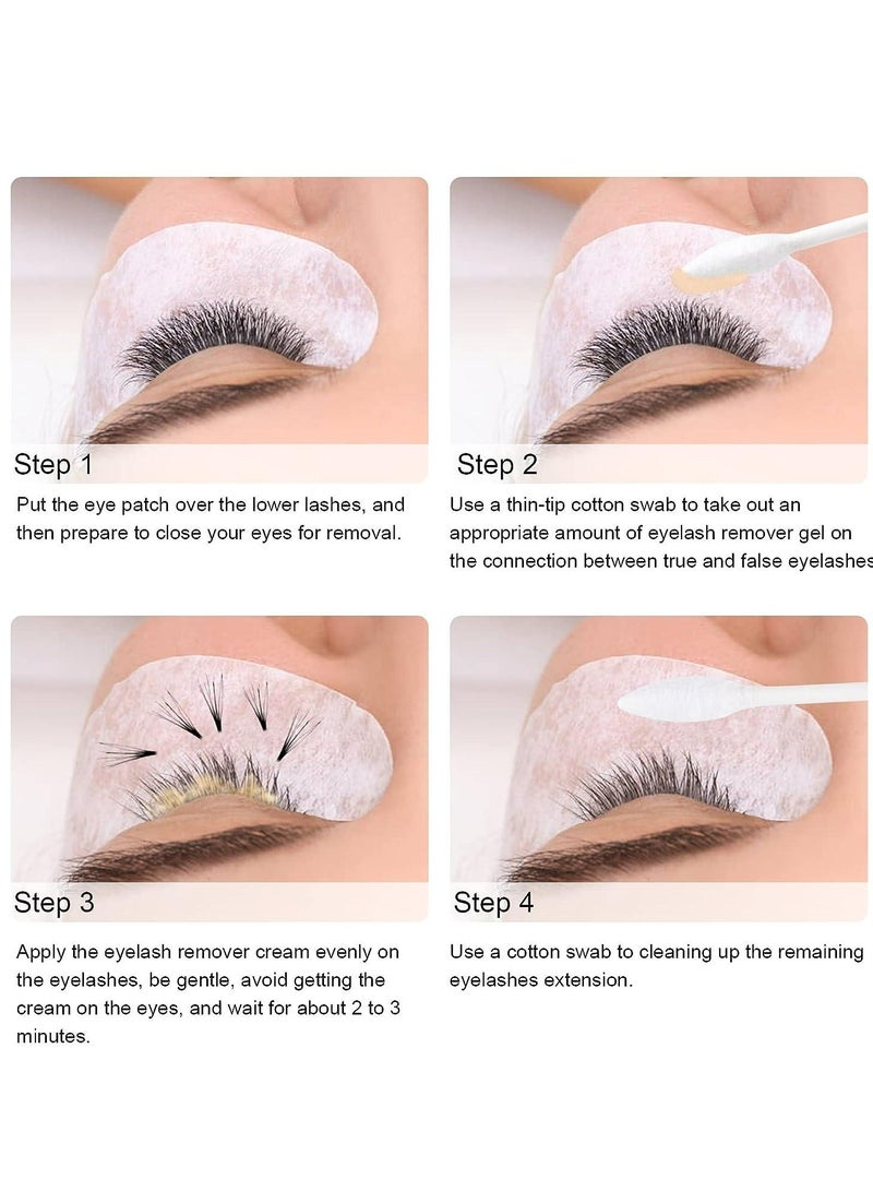 فونميكس كريم إزالة لاصق الرموش، مزيل تمديد الرموش، مزيل لاصق إكستنشن الرموش المحمول، كريم إزالة لاصق غرس الرموش، هلام إزالة اللصق. - Image 4