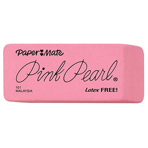 Paper Mate Pink Pearl Eraser, Large, 3/Pack - Image 4