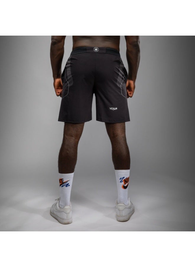 فينوم ﻿  VENUM Black-Silver Fight Shorts, ملاكمة / مواي تاي / MMA بنطلون تدريب, خيارات متعددة الأحجام, سريع الجفاف التنفس اللياقة البدنية الرياضية القصيرة (الحجم XL) - Image 4