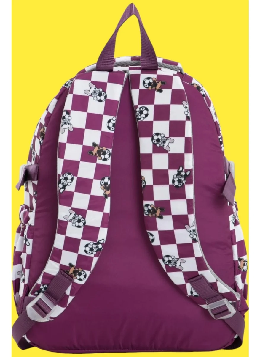 Tezzgelsin Waterproof Checkered Colorful Backpack School Bag