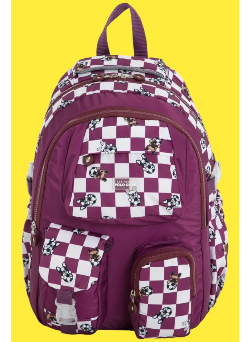 Tezzgelsin Waterproof Checkered Colorful Backpack School Bag