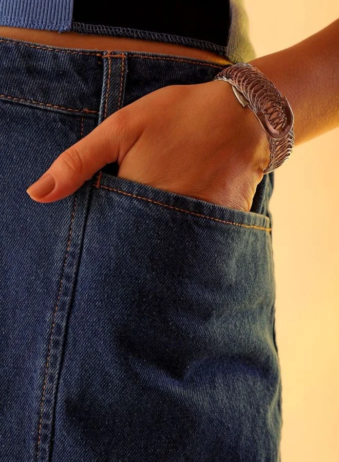 Freehand  Women Relaxed Fit Solid High Rise Jeans  | Best Price UAE