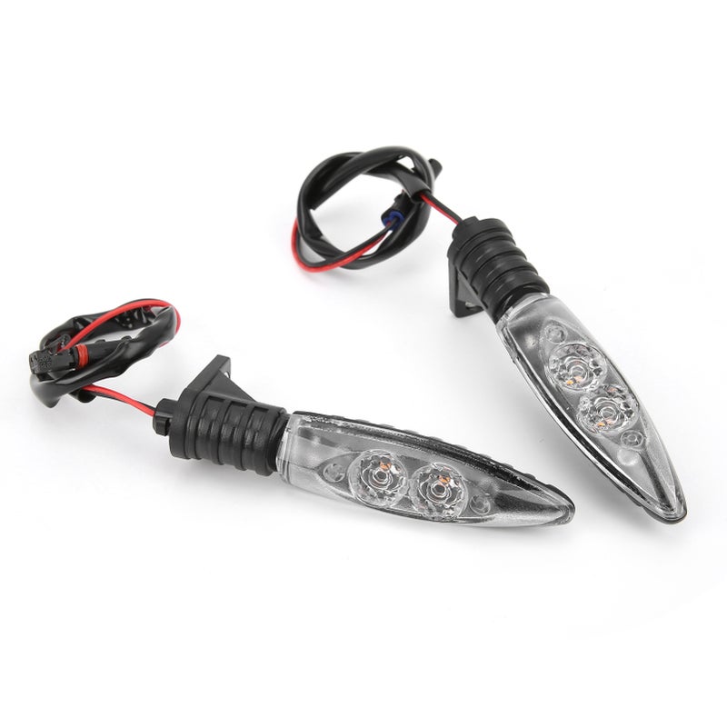 Pair Front Turn Signal Indicator LED Light 12V Replacement for S1000RR R1200GS F800GSClear Lens - Image 3