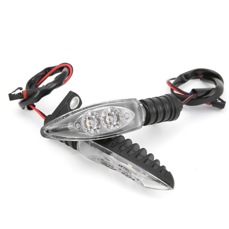 Pair Front Turn Signal Indicator LED Light 12V Replacement for S1000RR R1200GS F800GSClear Lens - Image 5