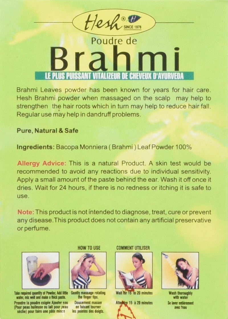 Hesh 2 X 100G HESH BRAHMI POWDER by Kodiake by USA - Image 2