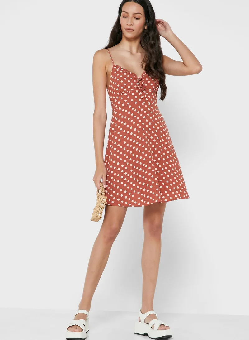 MANGO Printed Dress