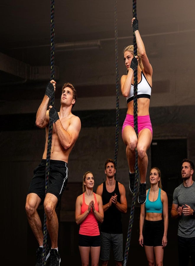 Brobantle Climbing Rope Gym Workout - 1.5 Inch Diameter 10FT Heavy Duty Thick Rope Work Out Exercise Ropes for Adults Home Indoor & Outdoor Fitness and Strength Training - Image 5