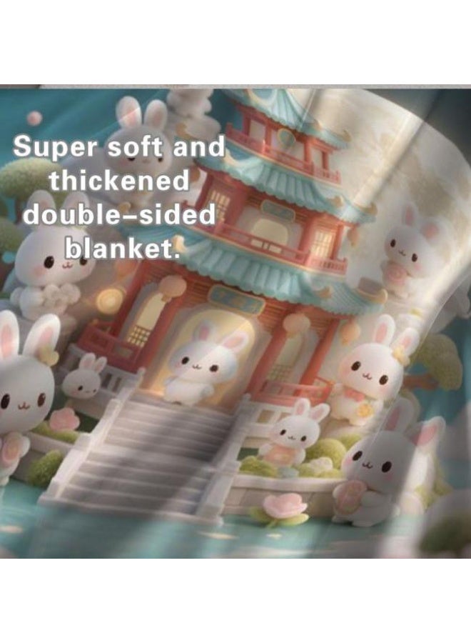 general Baby and children's cartoon flannel thin blanket (warm and comfortable, suitable for sleep, game use) 70cm*100cm - Image 4