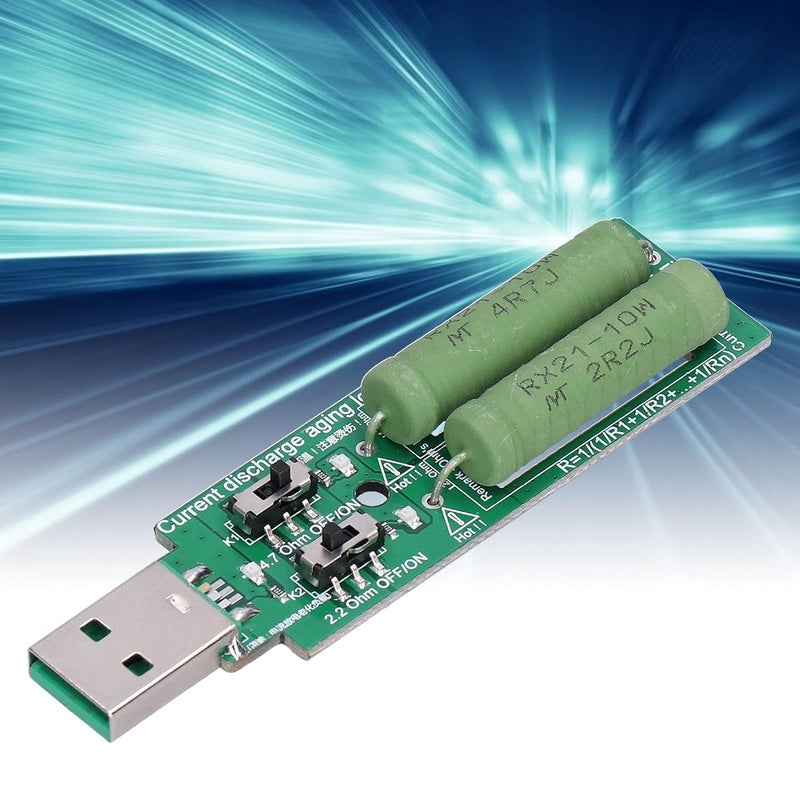 كاشف حمل التيار ثنائي الوضع 1A 2A قابل للتبديل أداة تشخيصية لاختبار بنك الطاقة والشاحن - Image 4