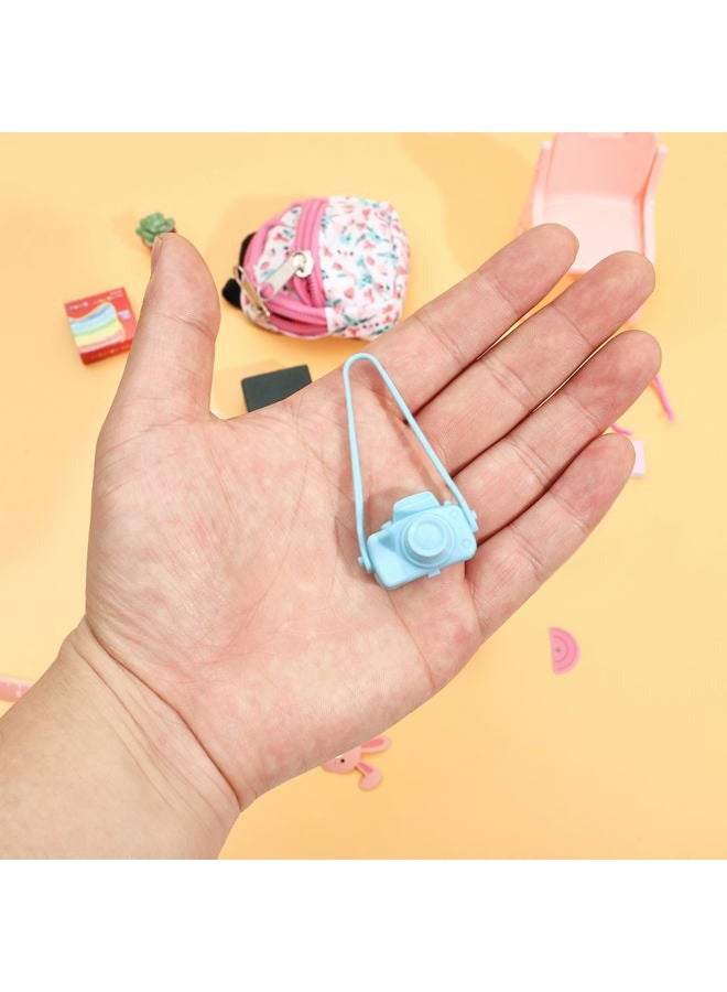 SOTOGO 49 Pieces Doll House School Supplies Mini School Accessories Dollhouse Toy Home Miniature Model DIY Doll Accessories - Image 5
