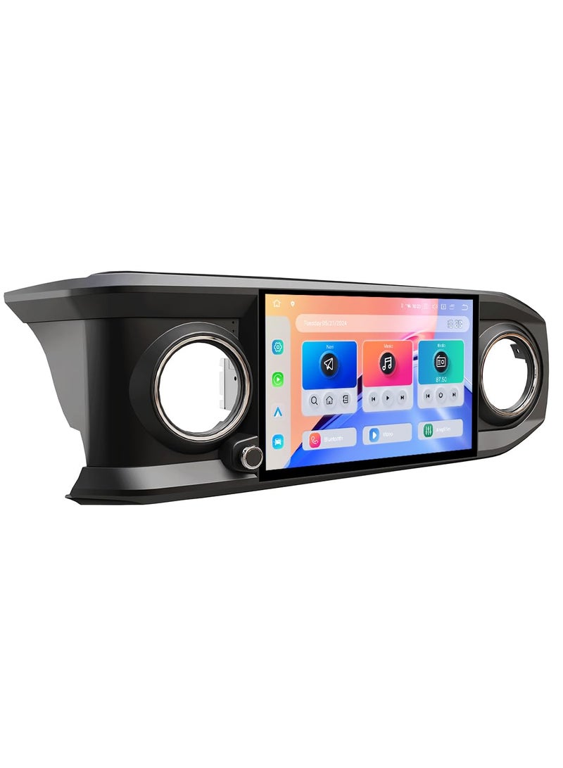 Dasaita Android 13 Car Stereo for Toyota Tacoma 2016-2022, 11.6" 2K Touchscreen Head Unit, 6GB+64GB, Wireless Apple CarPlay & Android Auto, 8-Core CPU, Bluetooth 5.0, 4G LTE/5G WiFi, Plug & Play - Image 1