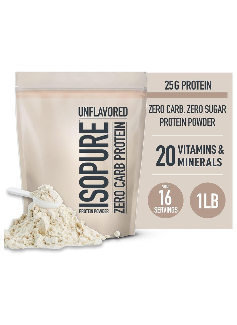 Isolate Protein Powder, Lactose Free, Gluten Free, With Vitamins 1 LB 16 Servings - pzsku/ZAA8F0D166A549FC5D019Z/45/_/1720618578/1e3fff1d-ccee-4d54-b556-f99bee966ada