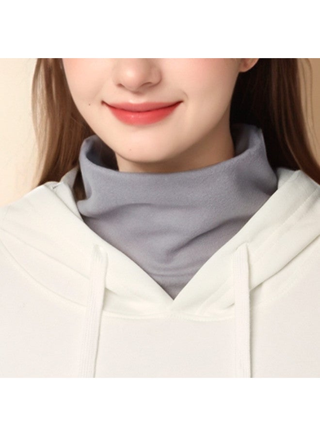 pincai High Neck Neck Warmer Pullover False Collar Women's Versatile False Collar Autumn Winter Sweater Decorative Collar Versatile - Image 3