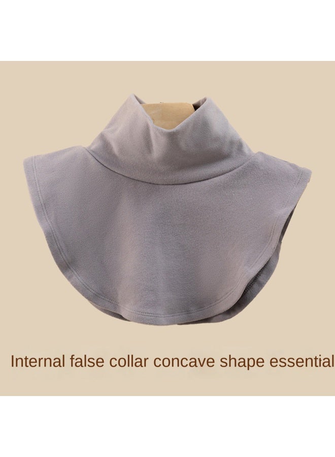 pincai High Neck Neck Warmer Pullover False Collar Women's Versatile False Collar Autumn Winter Sweater Decorative Collar Versatile - Image 2