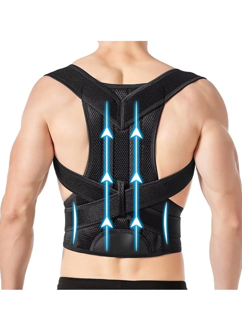 general Back Support Posture Corrector for Women Men - Improve back posture and lumbar support - Adjustable Posture Full Back Support for Upper and Lower Back Pain Relief - Image 1
