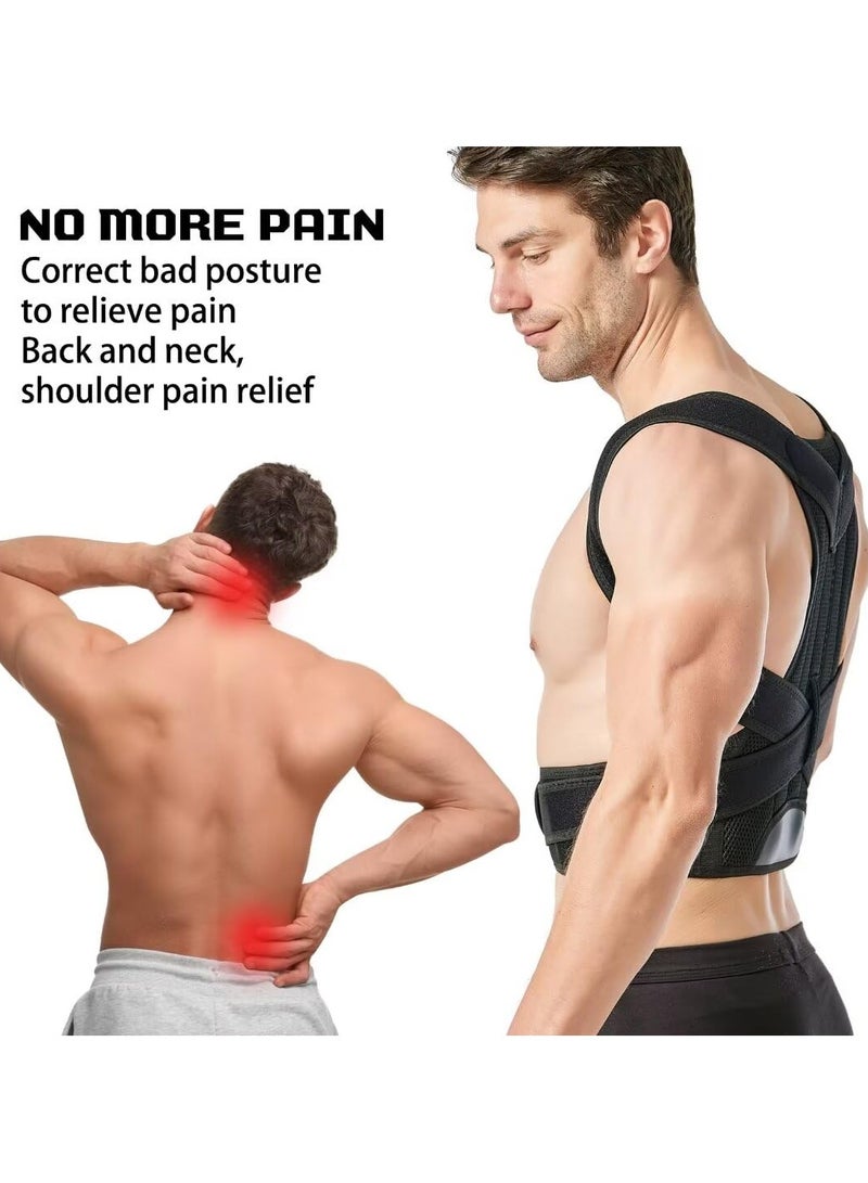 general Back Support Posture Corrector for Women Men - Improve back posture and lumbar support - Adjustable Posture Full Back Support for Upper and Lower Back Pain Relief - Image 3